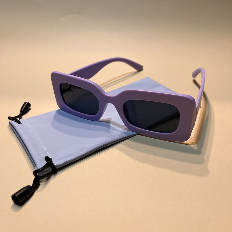 Lentes Rectangulares Morados  1