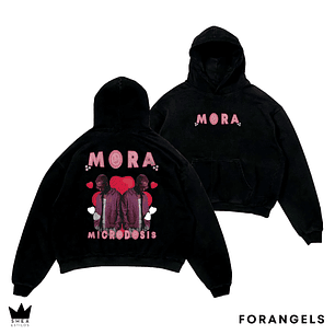 Hoodie Mora Estampado Premium Oversize 