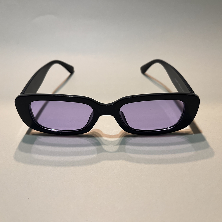 Lentes Morados marco negro 3