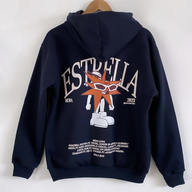 Hoodie Estrella Estampado Estrella o Luna 1