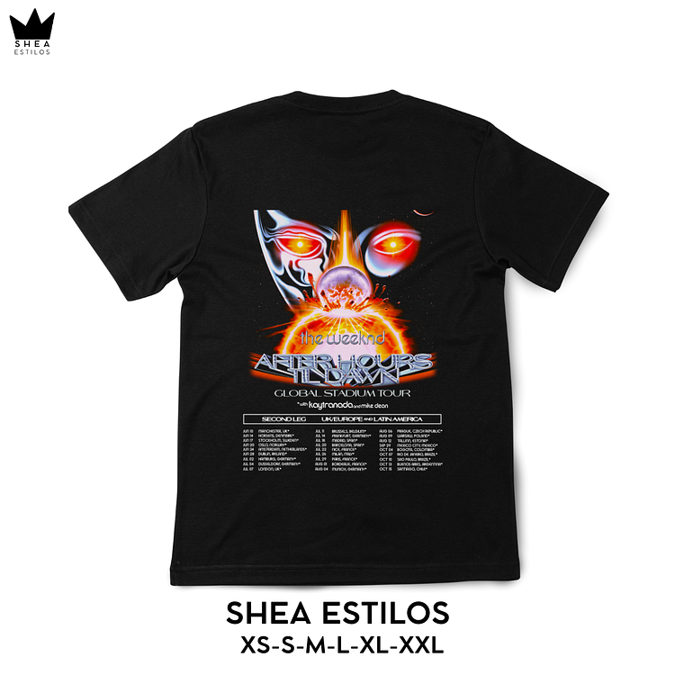 Polera Estampada The Weeknd  2
