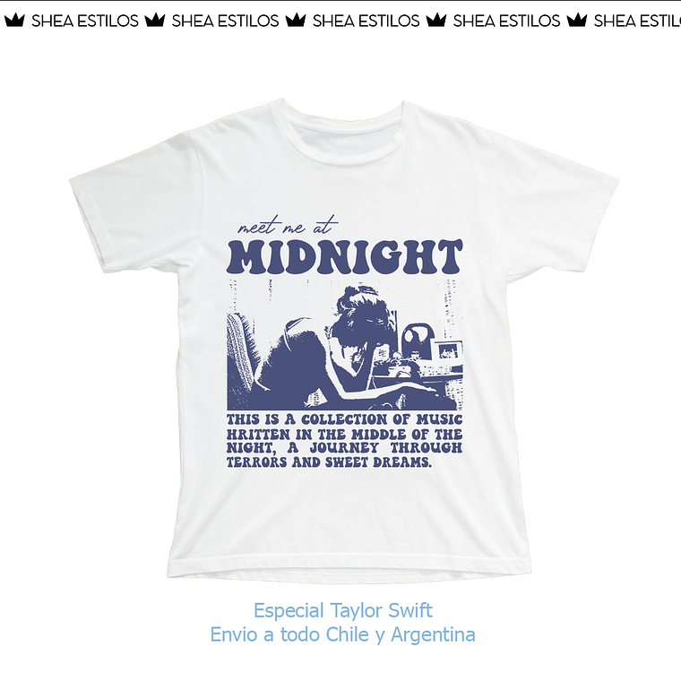 Polera Taylor Swift Midnight 1