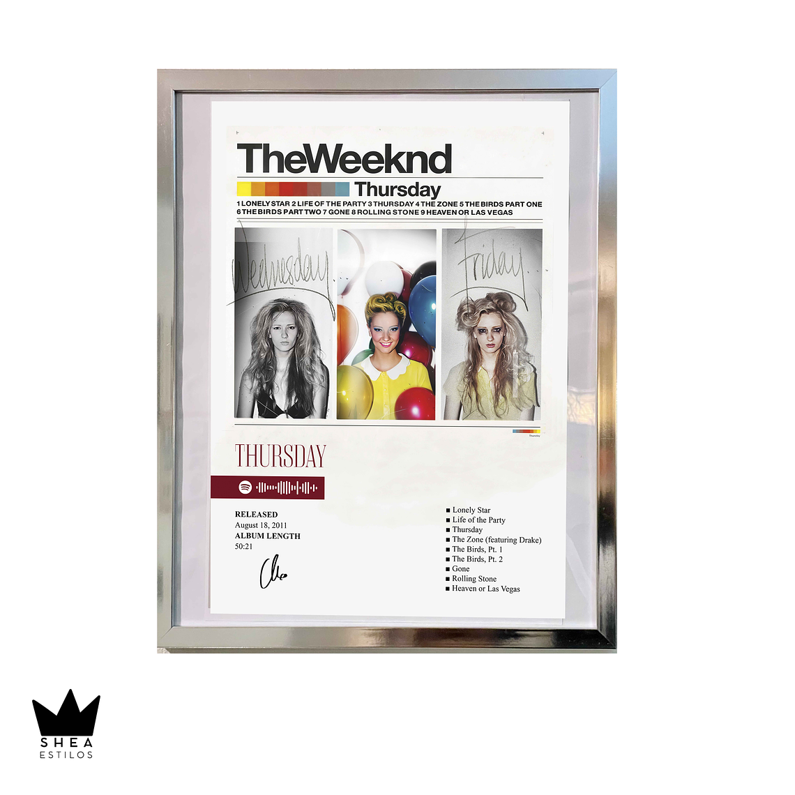 Poster The Weeknd Thursday 1