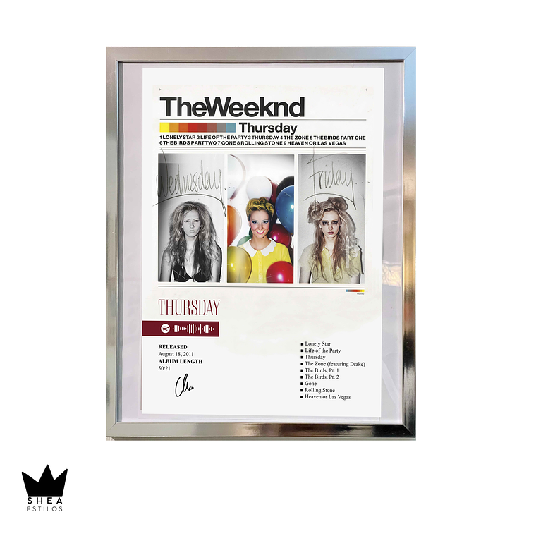 Poster The Weeknd Thursday 1