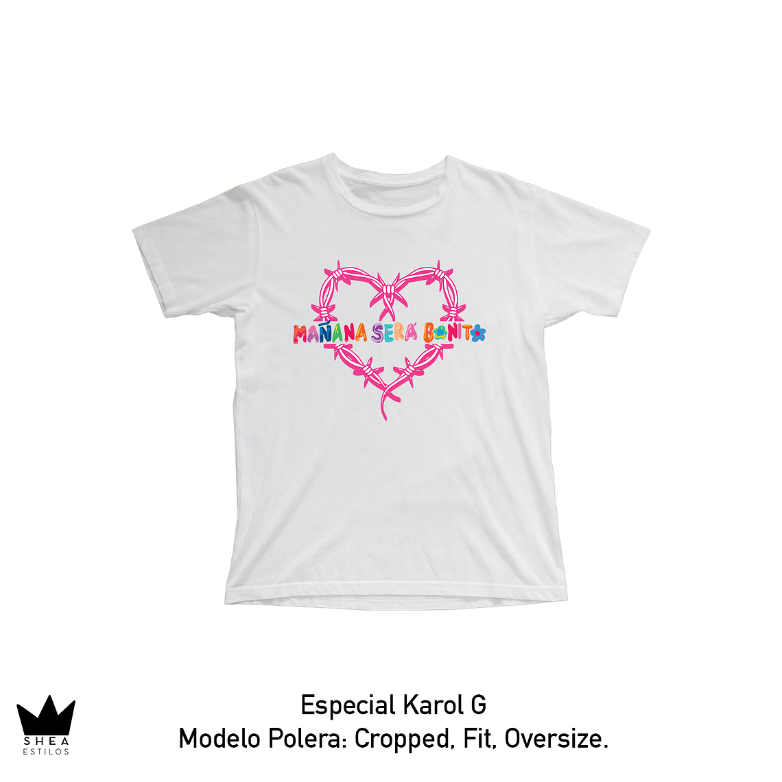 Polera Karol G Corazon  1