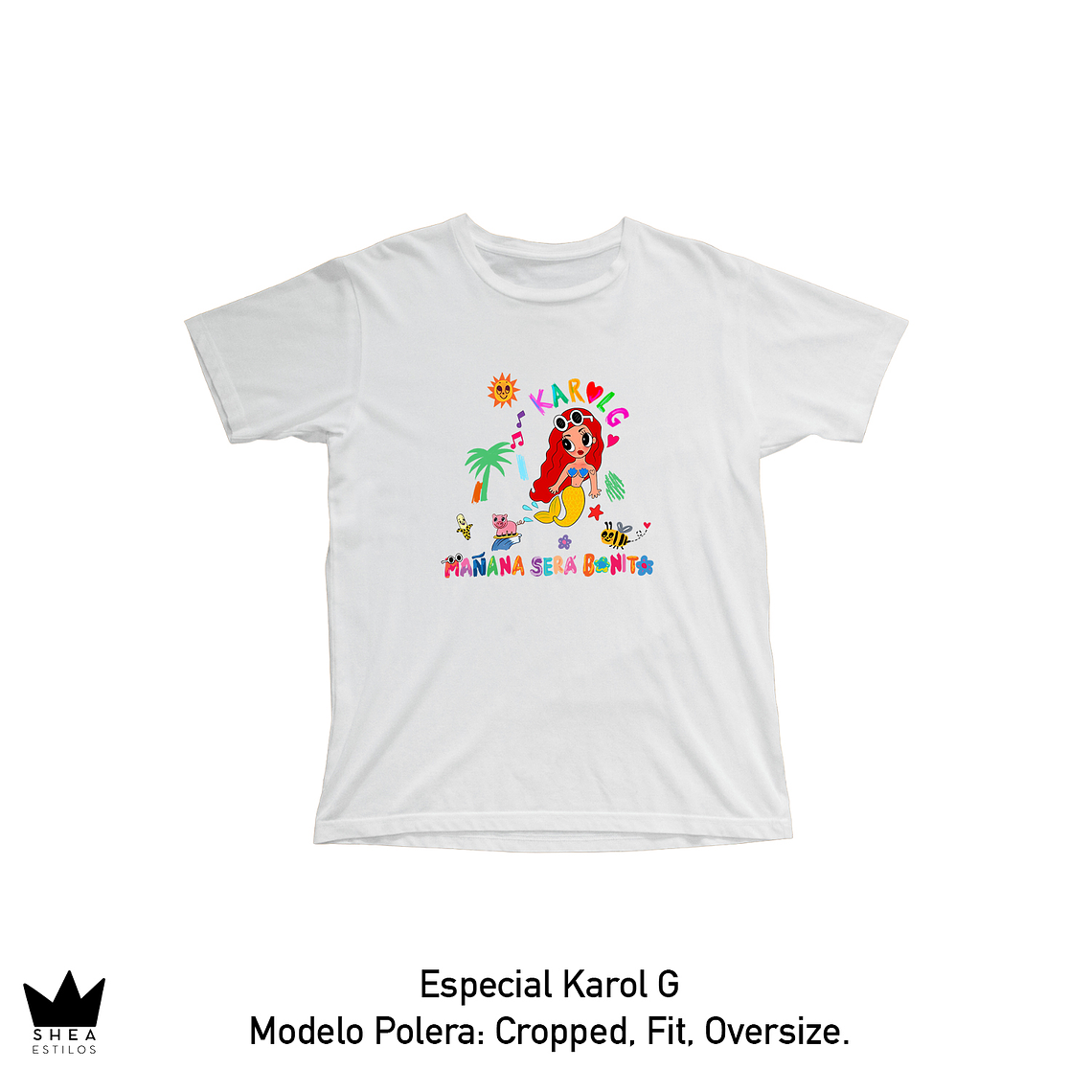 Polera Karol G  Sirenita  1