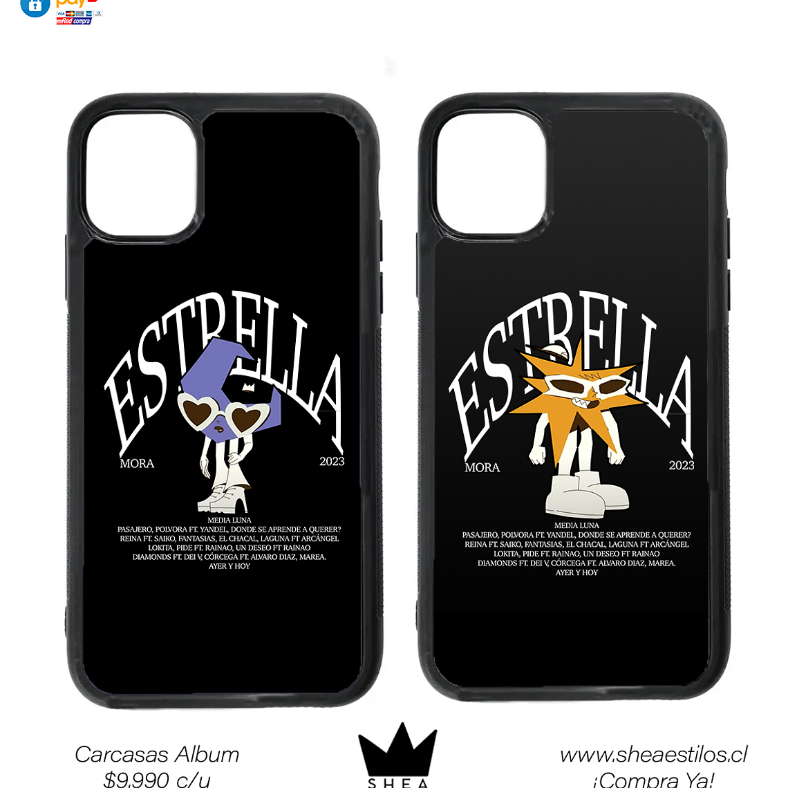 Carcasa Mora Album Estrella  1