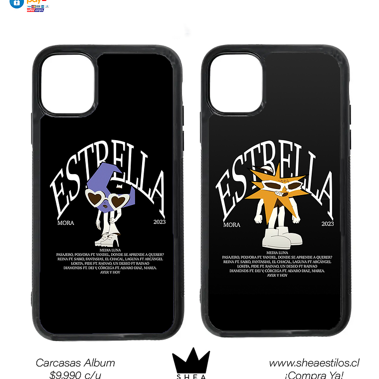 Carcasa Mora Album Estrella  1