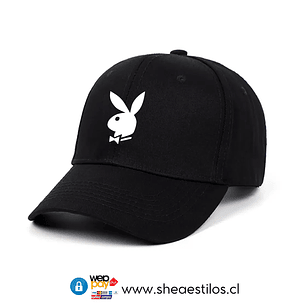 Jockey Conejo Bordado Negro