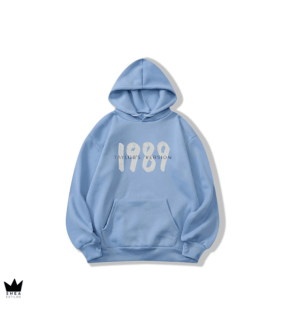 Poleron Taylor Swift (Celeste-Blanco-Negro)