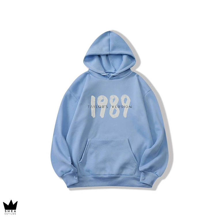 Poleron Taylor Swift (Celeste-Blanco-Negro) 1