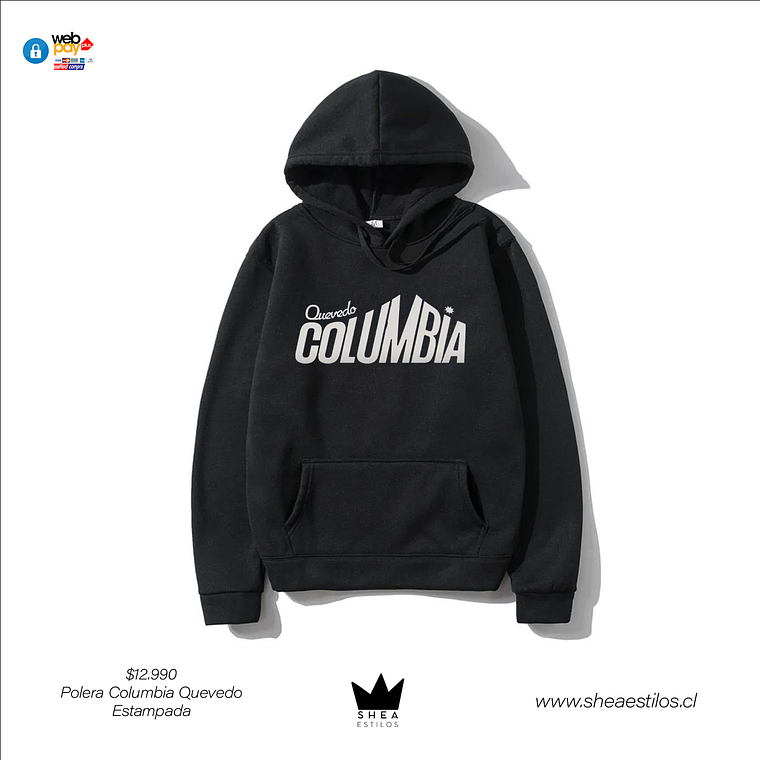 Hoodie Oversize Columbia Quevedo  1