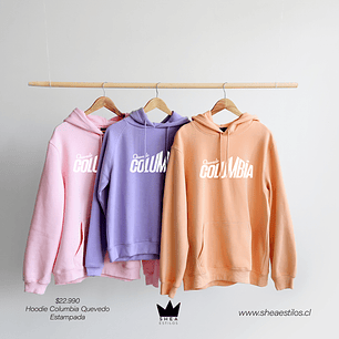 Hoodie Oversize Columbia Quevedo Color