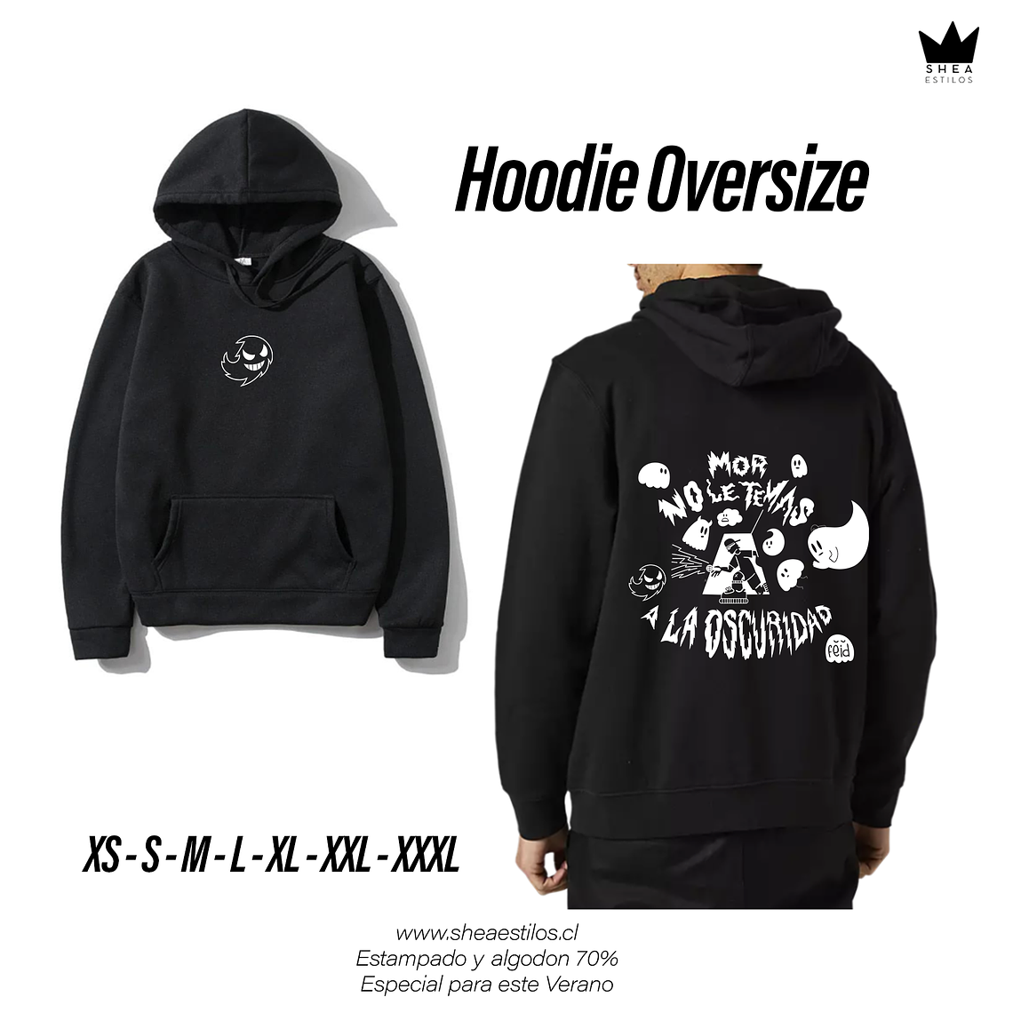 Hoodie - Poleron Ferxxo No le temas a la Oscuridad Modelo 4 1