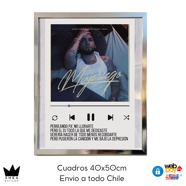 Cuadro Poster Mujeriego G.Mella 40x50cm 1