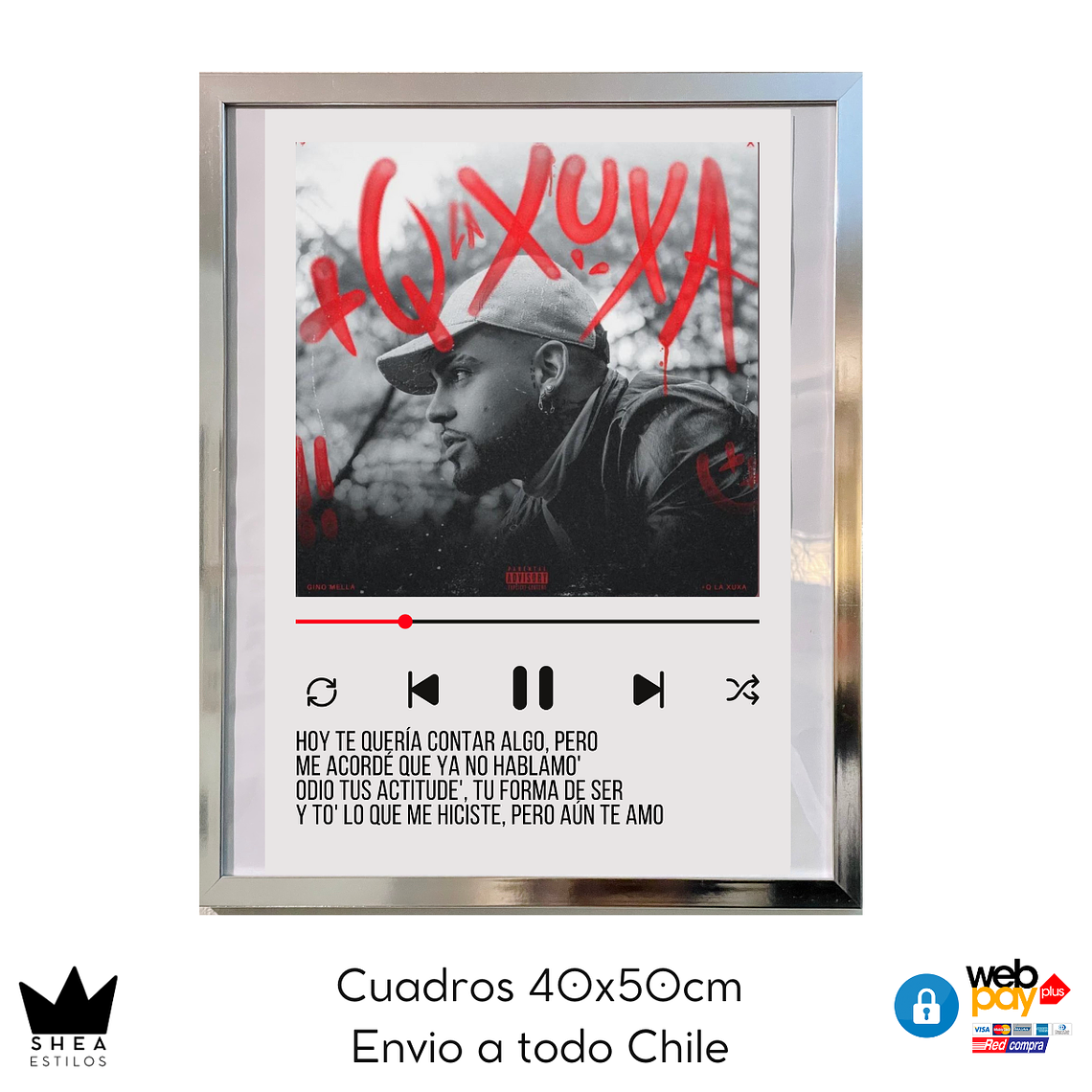 Cuadro Poster +Q la Xuxa 40x50cm 1