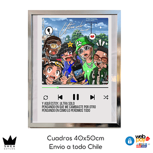 Cuadro Poster Ultra Solo Remix  40x50cm