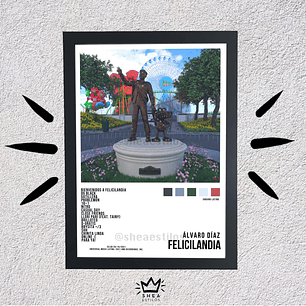 Poster + Cuadro de 23x32cm Álvaro Diaz Felicilandia 