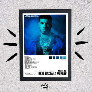 Poster + Cuadro de 23x32cm Real Hasta La Muerte