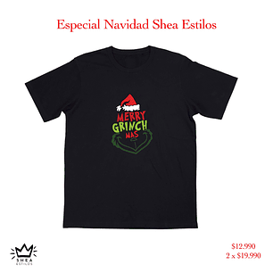 Polera Grinch Navidad 2