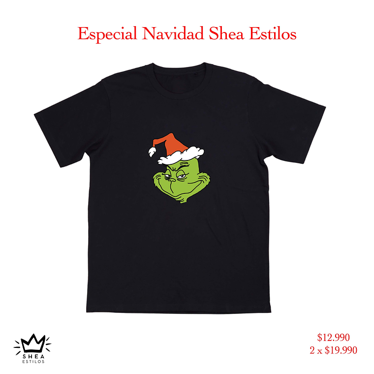 Polera Grinch Navidad 5 1