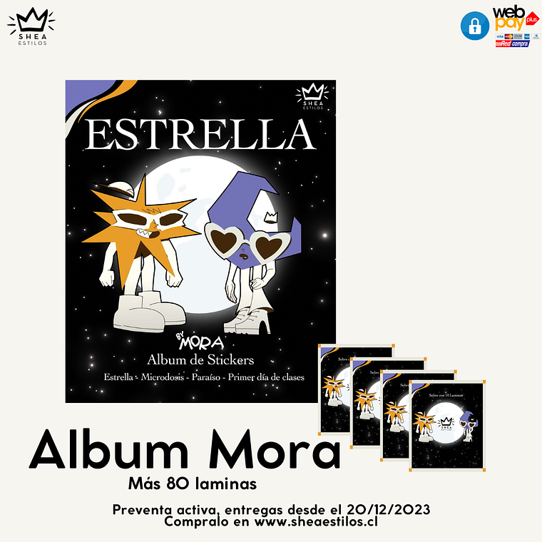 Album Mora Estrella + 80 laminas + regalo sorpresa. 1