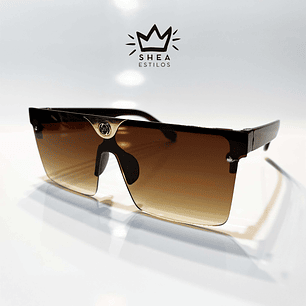 LENTES CUADRADOS CRISTAL CAFE 