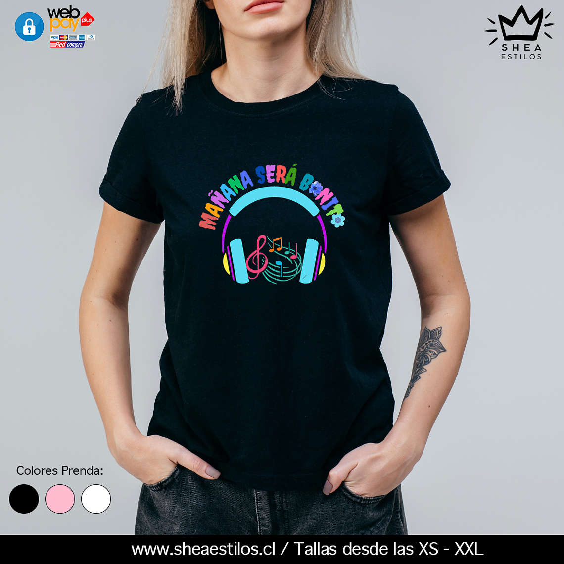 Polera Karol G Diseño Music  1