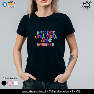 Polera Karol G Diferente otra vibra otra ambiente 