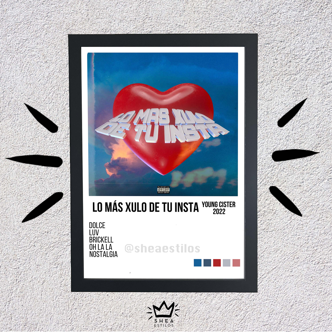 Poster + Cuadro de 23x32cm Lo Mas Xulo de tu insta 1