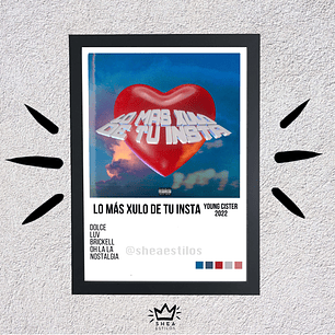 Poster + Cuadro de 23x32cm Lo Mas Xulo de tu insta