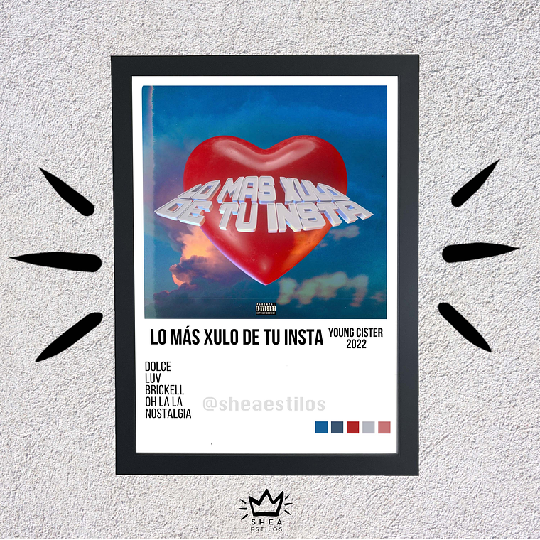 Poster + Cuadro de 23x32cm Lo Mas Xulo de tu insta 1