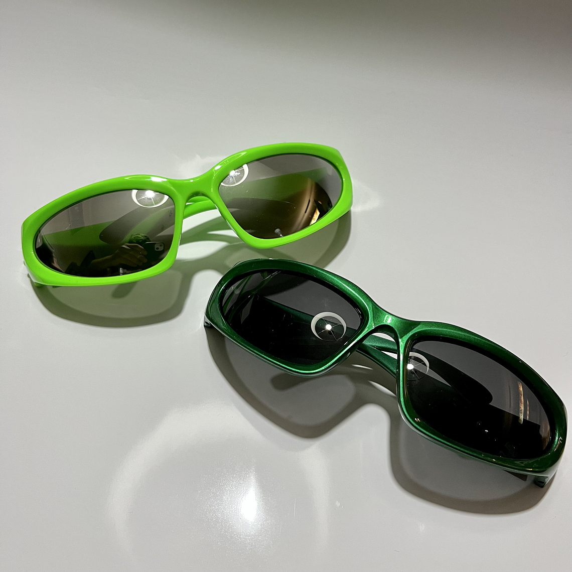 Lentes Estilo Feid Verdes  1