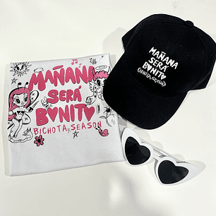 Promo Karol G Abril (polera + lentes + jockey) ¡Solo por pocos días!