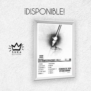 Poster Kidd Voodoo Los Rompecorazones (Cuadro en blanco o negro)