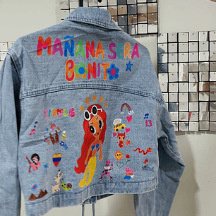 Chaqueta Mezclilla Karol G ¡Unico modelo y Exclusiva! (2 Unidades)