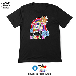 Polera Mañana Será Bonito Karol G Tour (Polera Fit, Polera Oversize, Polera Cropped)-
