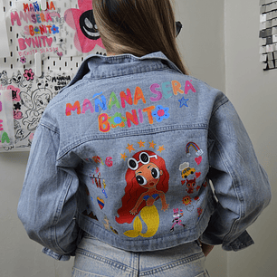 Chaqueta Mezclilla talla M Karol G 