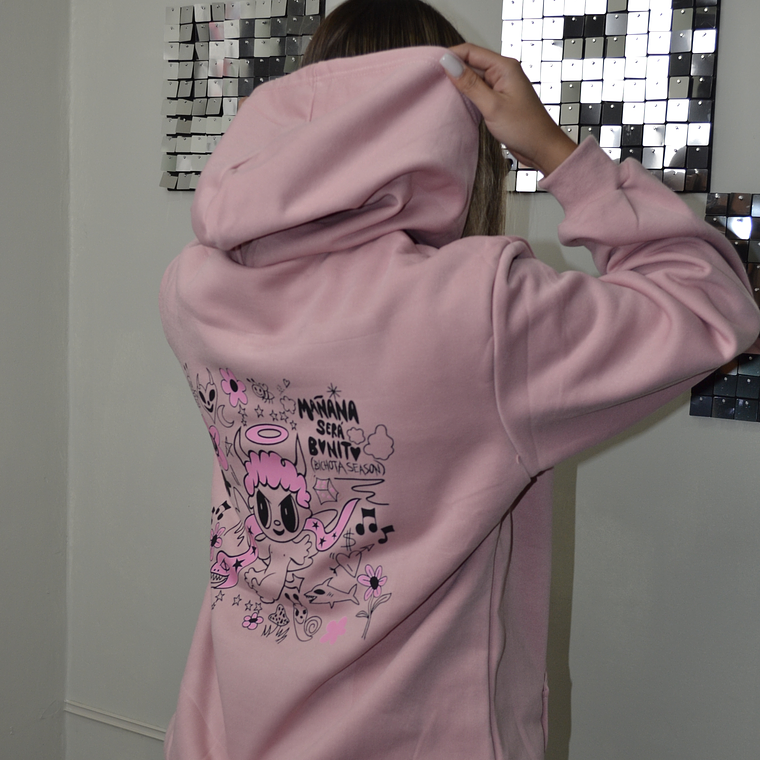 Poleron Rosa Palo Karol G (Ultimas tallas) 2