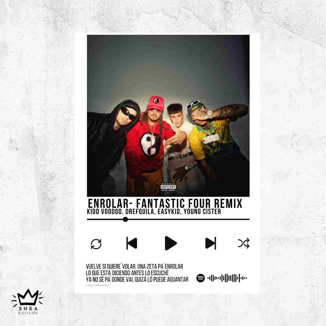 Poster Enrolar Remix  1