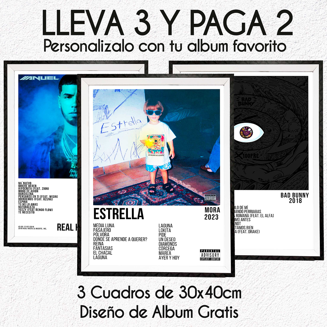 OFERTA! 3X2 CUADROS DE 30X40CM A ELECCIÓN  1