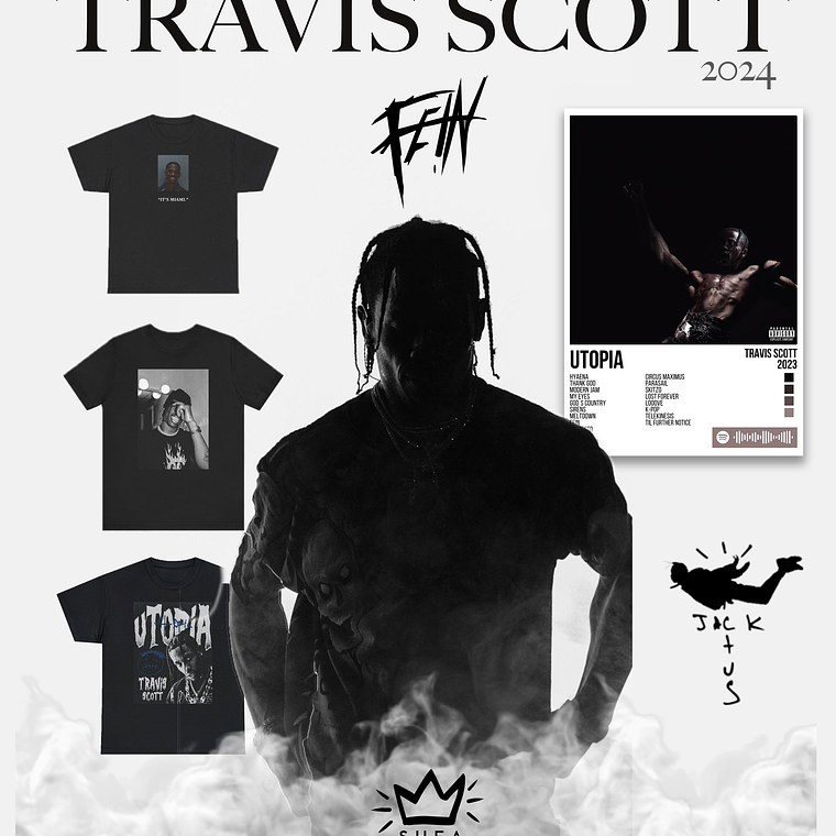 Polera Oversize Travis Scott (Mas llevada) 4