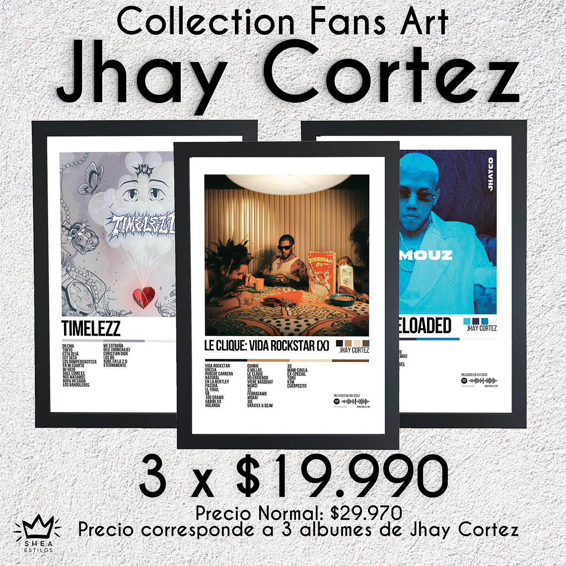 Colección Jhay Cortez 3 Albumes 1