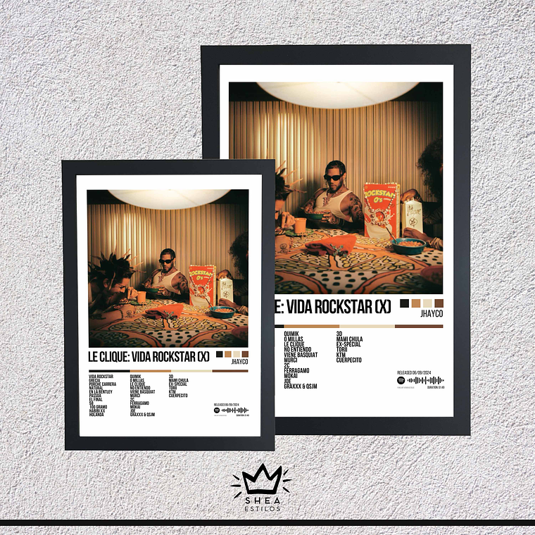 Cuadro + Poster de Le Clique Jhayco 1