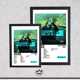 Cuadro + Poster de Justice Justin Bieber