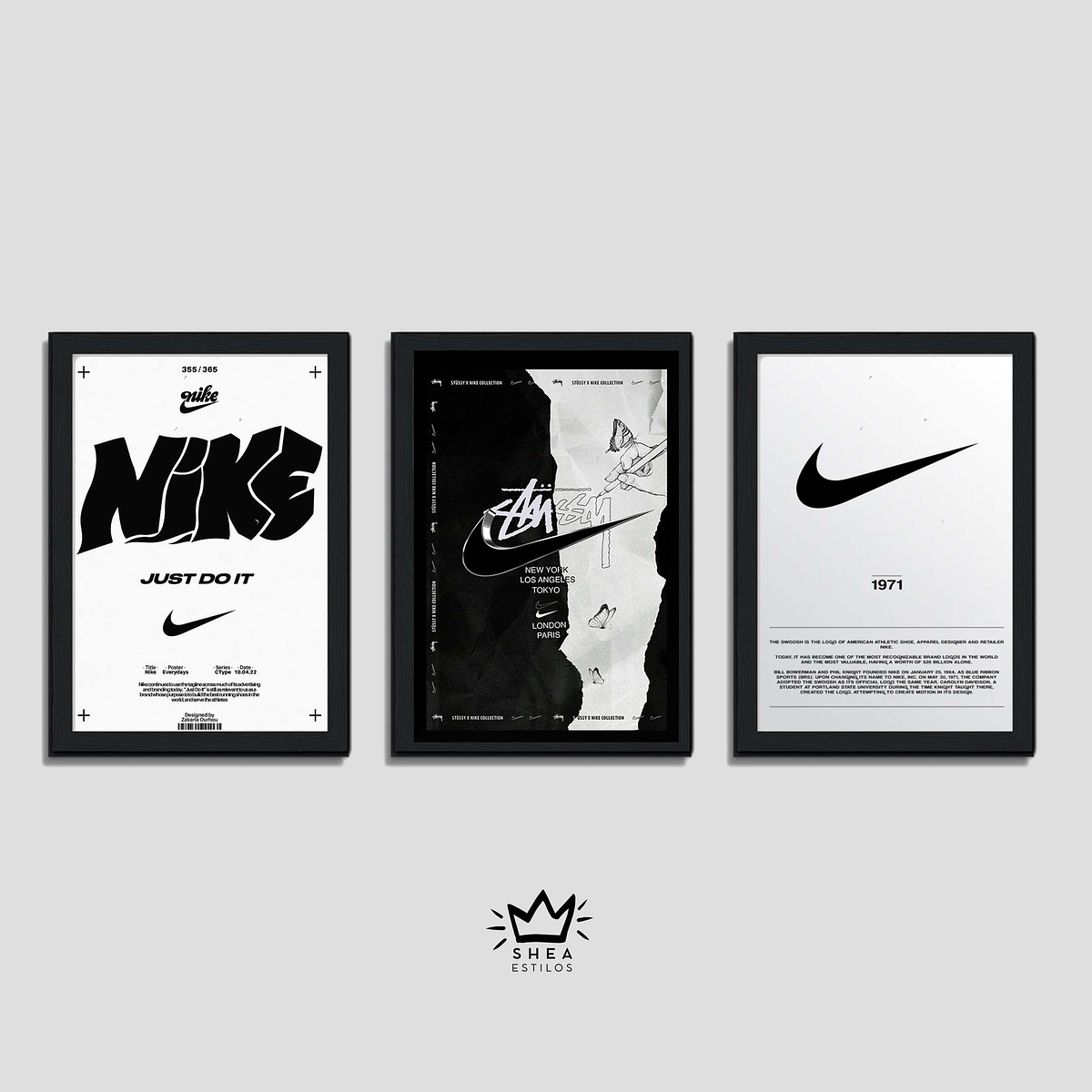 Cuadros StreerWear Nike Fansart