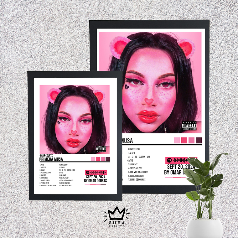 Cuadro + Poster de Primera Musa 1