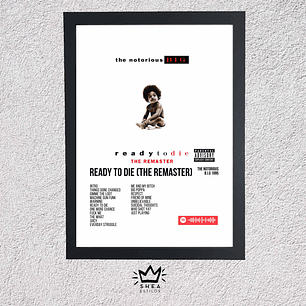 Cuadro + Poster de Ready To Die 