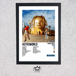 Cuadro + Poster de Astroworld Travis Scott