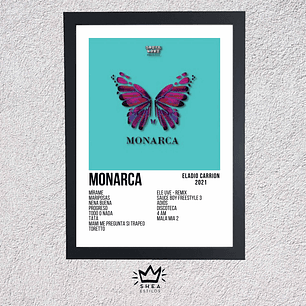 Cuadro + Poster de Monarca Eladio Carrión